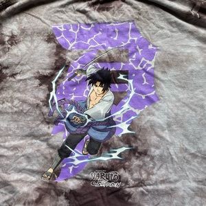 Primitive x Naruto Shippuden Sasuke Tie Dye T-shirt Large